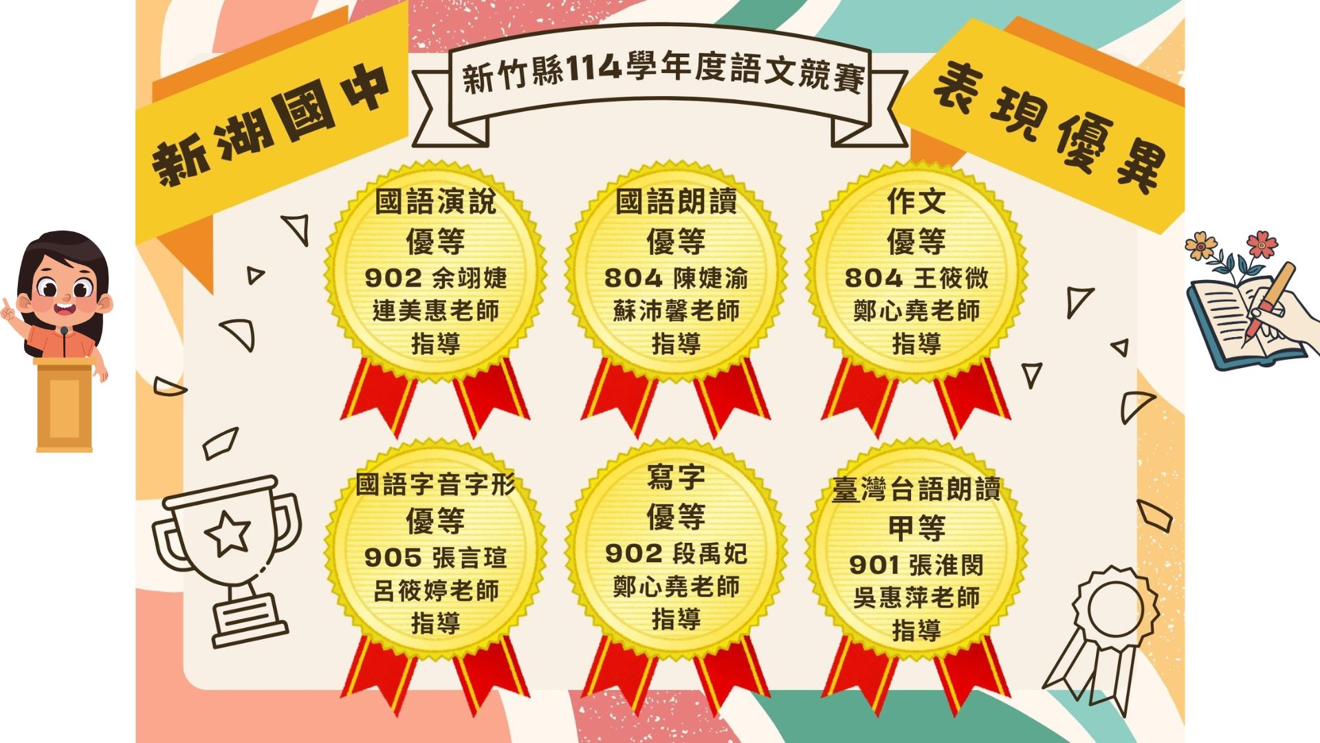 語文競賽佳績